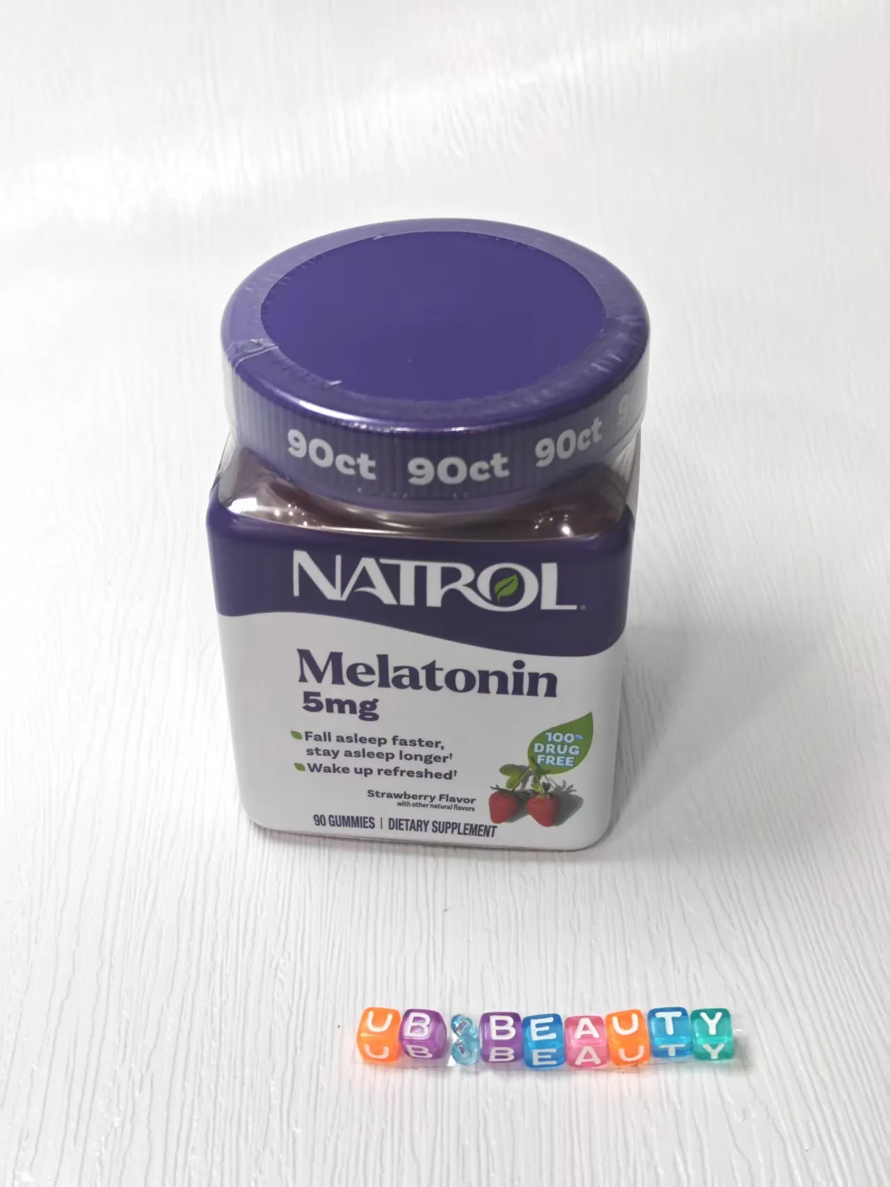 美国NATROL - 褪黑素软糖 5毫克 90粒改善睡眠失眠