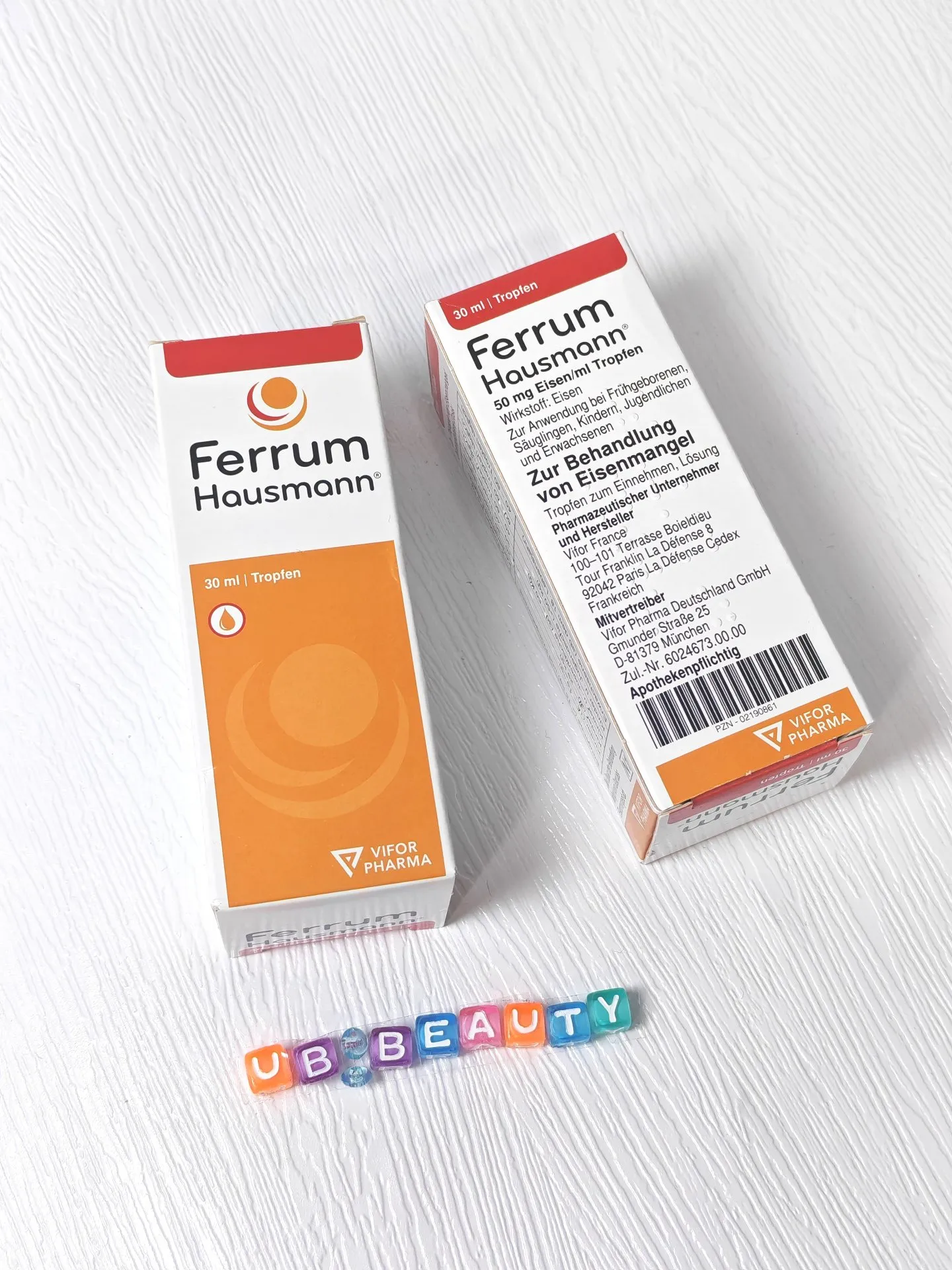 德国Ferrum Hausmann孕妇婴儿儿童补铁剂补铁液 贫血缺铁30ml
